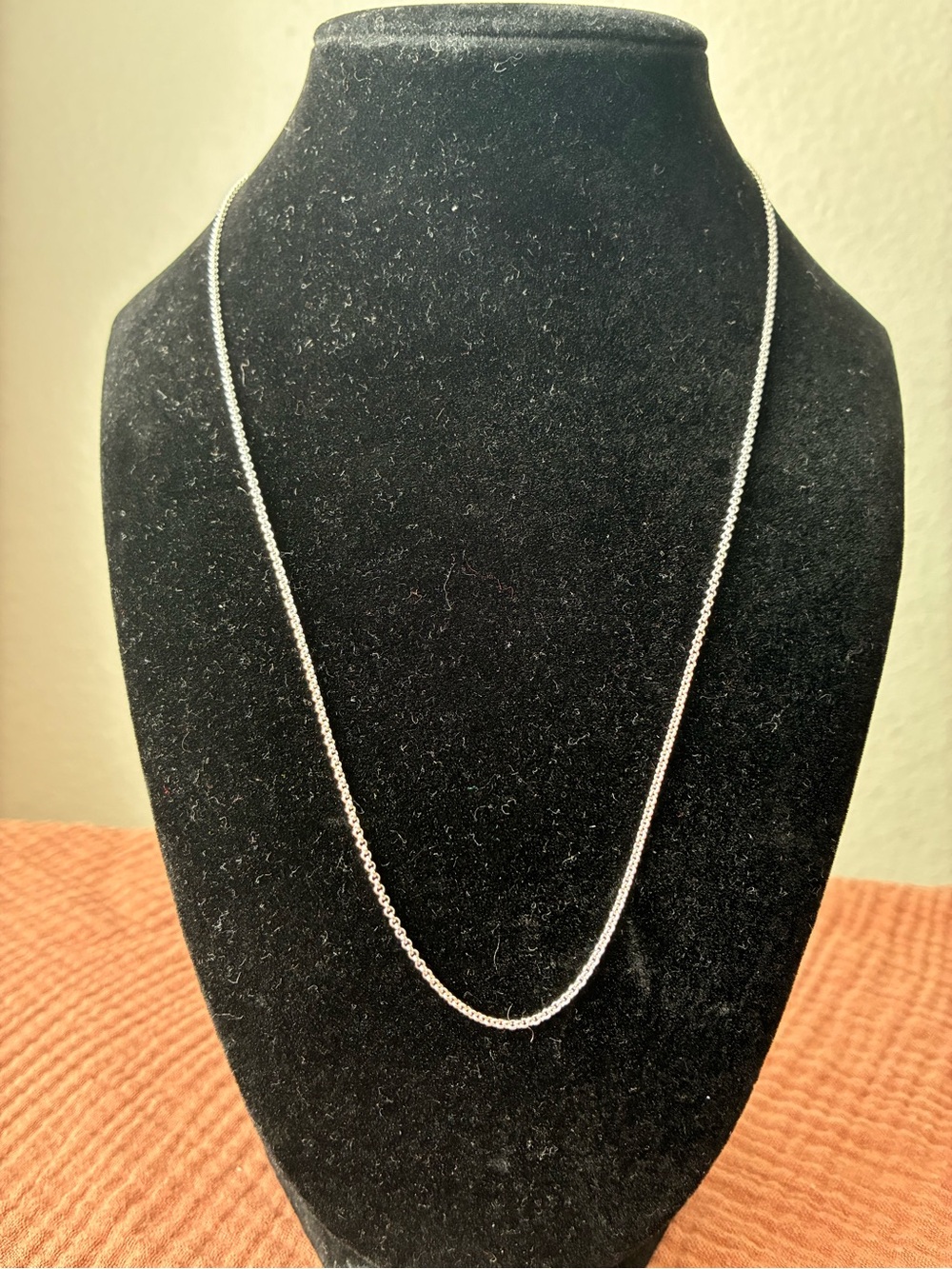 Elegant Silver Chain Necklace - 925 Sterling Silver 20”